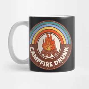 Campfire Drunk Funny Camping Hiking Backpack Drinking Campsite Mug